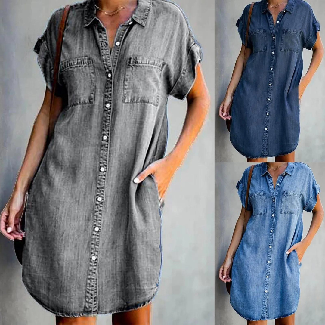 Jane - Robe en jean classique