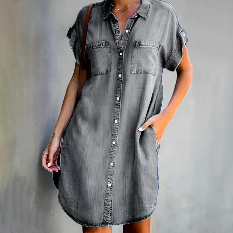 Jane - Robe en jean classique